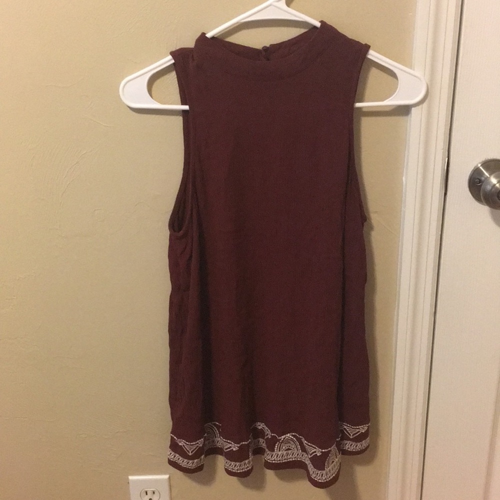 Long maroon shirt! (From target)